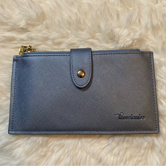 Travelambo Blue Bifold Wallet - Picture 1 of 6